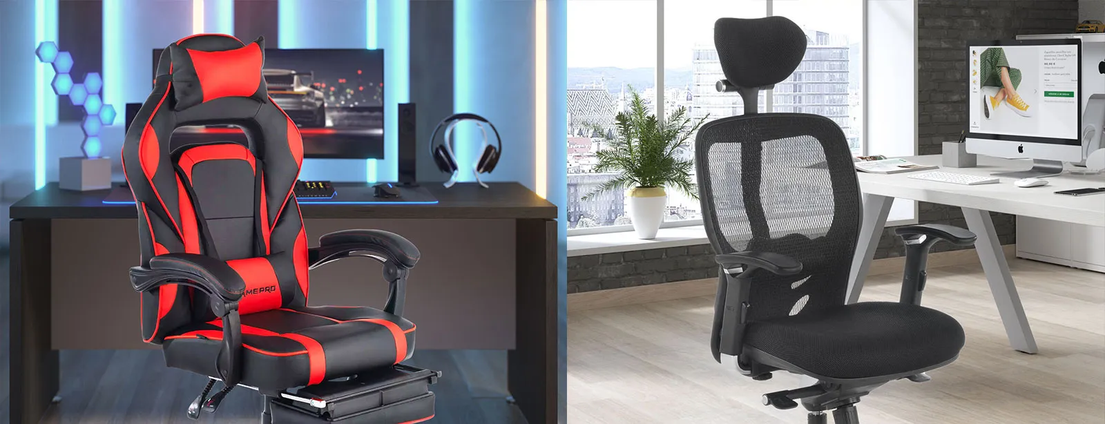 Cadeira gaming vs. cadeira executiva: qual delas escolher?